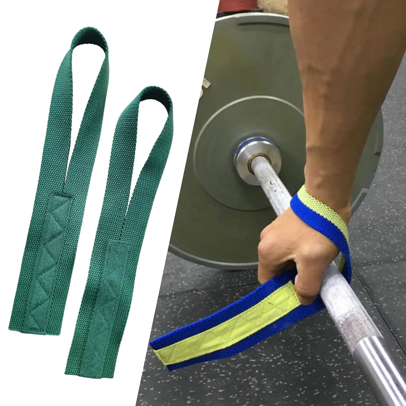 1 Pair Weight Lifting Straps, Wrist Wraps Equipment, Lightweight Deadlift Straps, Hand Grip Support for Workout Gym Dumbbell