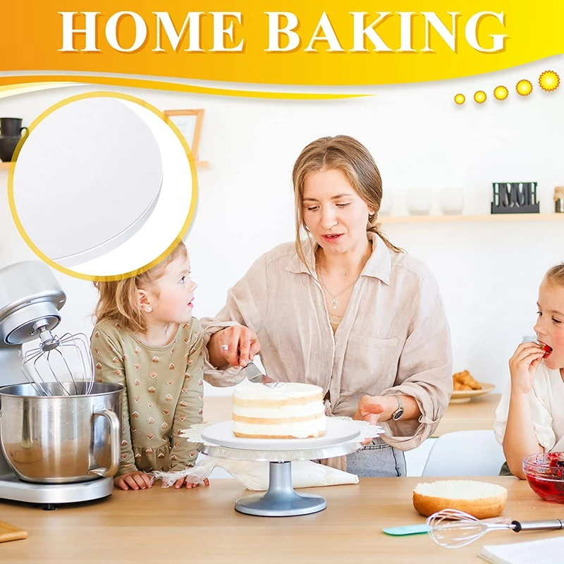 25-10cm Clear Base Board for Cake Decor Round Transparent Cake Bottom Board Acrylic Dessert Tray Platter