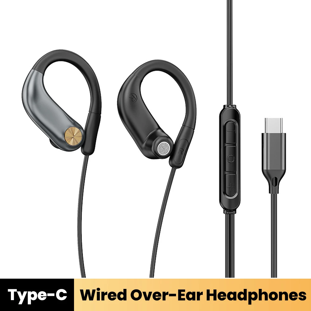 High-Fidelity Wired Over-Ear Headphones with Mic & Volume Control