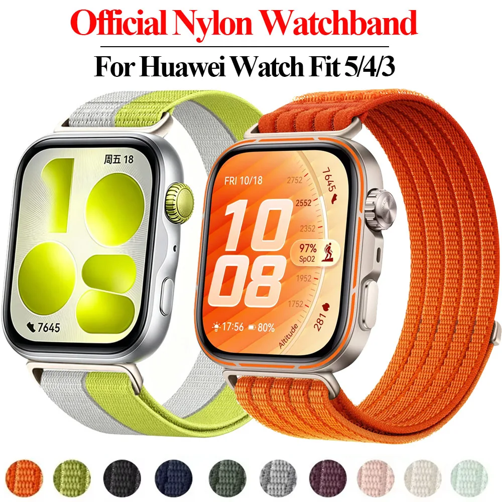 Premium Nylon Loop Strap - Sports Bracelet Belt for Smartwatch Wristbands