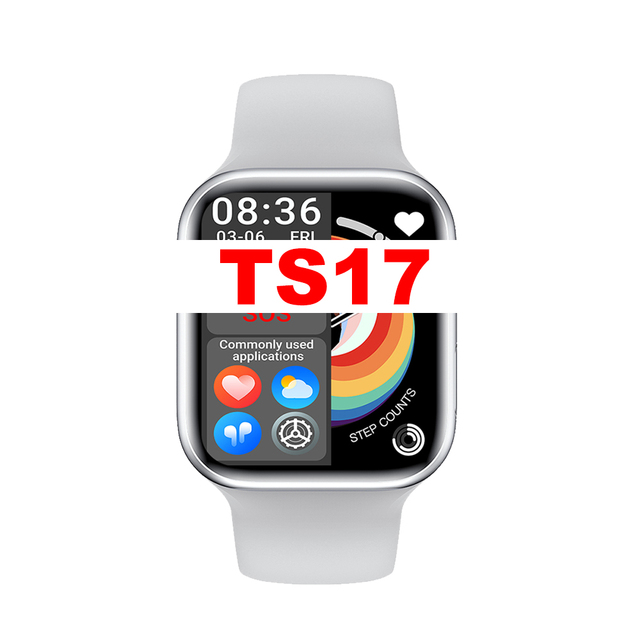 Quality Smartwatch TS17 1.69inch BT Call Heart Rate Monitor Message Reminder Sport Android Smart Watch Men Women Pk X8 Max