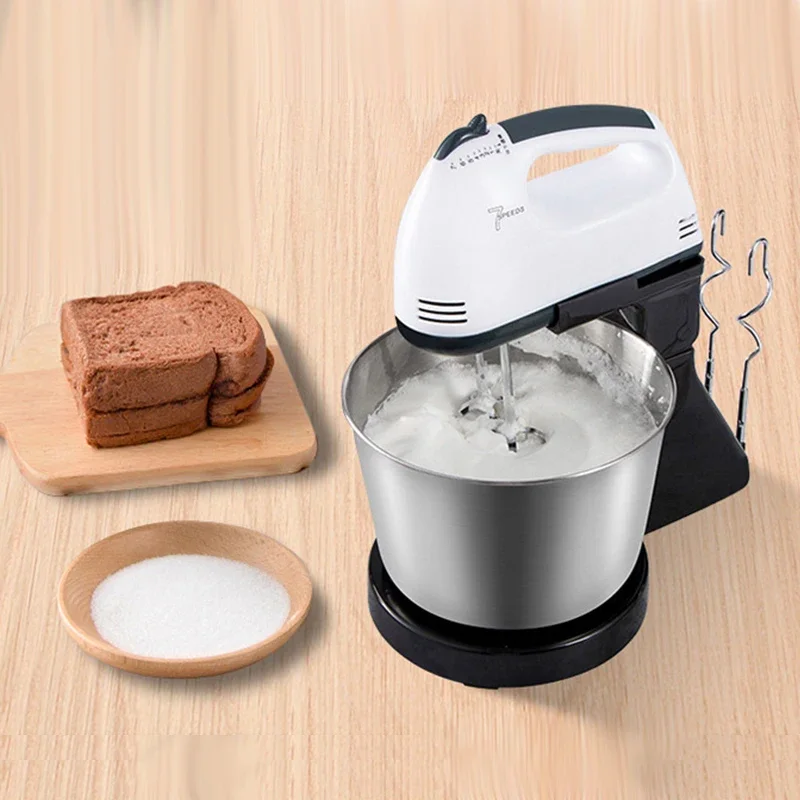 110V/220V Stand Food Mixers Kitchen Electric Food Blender Desktop Egg Whisk Cream Cake Dough Kneader Milk Frother Food Processor 4