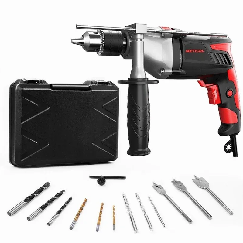 2 in 1 Hammer Impact Drill 13 MM Keyed Chuck 950W 2800rpm Multifunctional Concrete Rotary Electric Drill Bits Machine Power Tool 2 in 1 hammer impact drill 13 mm keyed chuck 950w 2800rpm multifunctional concrete rotary electric drill bits machine power tool