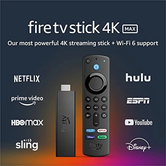 Fire – clé TV 4K Max, appareil de streaming certifié reconditionné