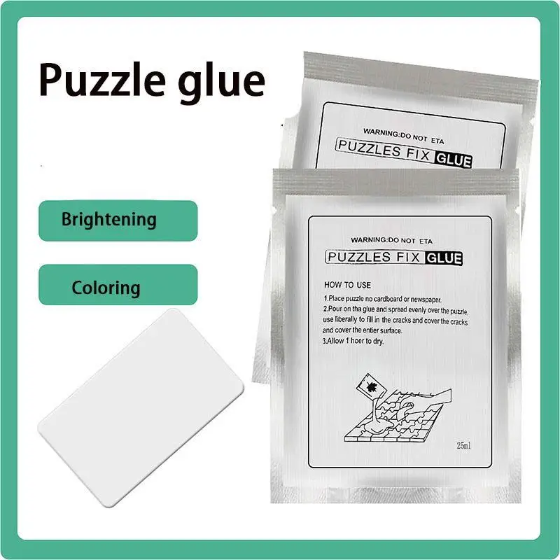 Jigsaw Puzzle Glue Puzzle Glue With Scraper 25ML/60ML DIY Handcraft