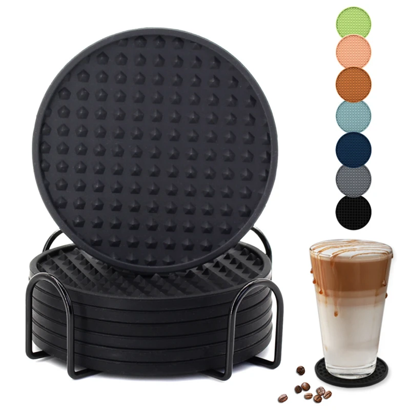 Posavasos-de-silicona-con-soporte-para-bebidas-posavasos