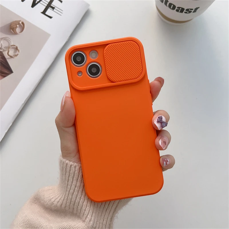 ตัวเลือกสินค้า เคสซิลิโคนนิ่มสีสดใส ป้องกันเลนส์กล้อง