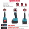 Pipe Melter Water Pipe Melting Device Cordless Rechargeable Hose Welding Tool 120W 340℃ for Connection Pipe Welding Machine 3