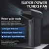 1PC Hurricane X3 Cross Border 130,000 Turbofan Electric Hairdryer Handheld Outdoor Camping Dust Blowing Violent Fan 1