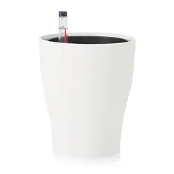 Automatic Self - Watering Planter with Water Level Indicator (Round)