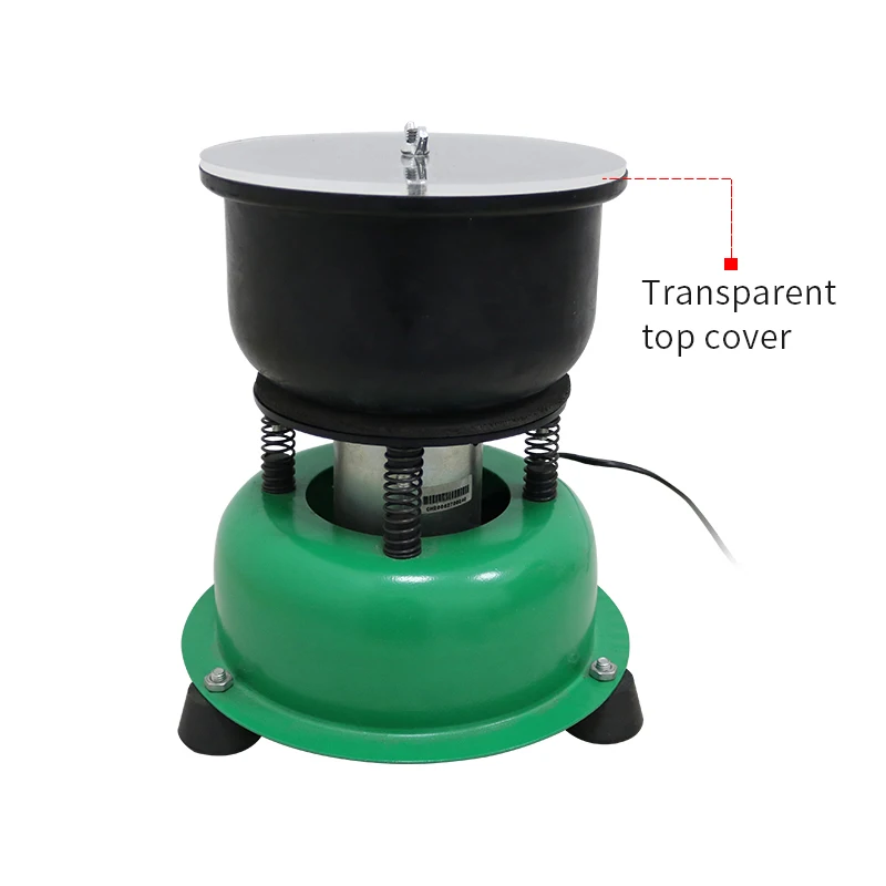 Jade vibration polishing machine vibration polishing barrel jadeite automatic grinding machine home grinder