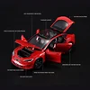 1:24 Tesla Model S  3 Tesla Y Alloy Die Cast Toy Car Model Sound and Light Children's Toy Collectibles Birthday gift 3