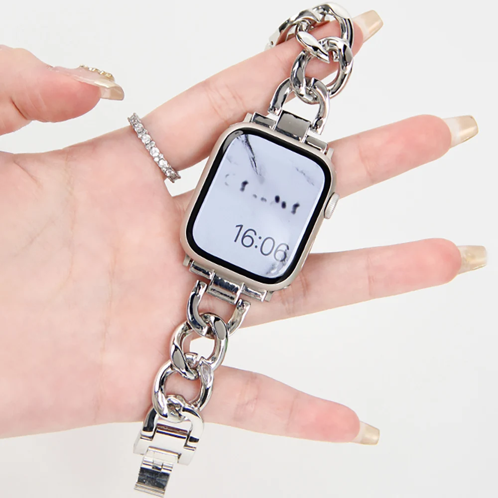 Elegant Chain Metal Women's Strap