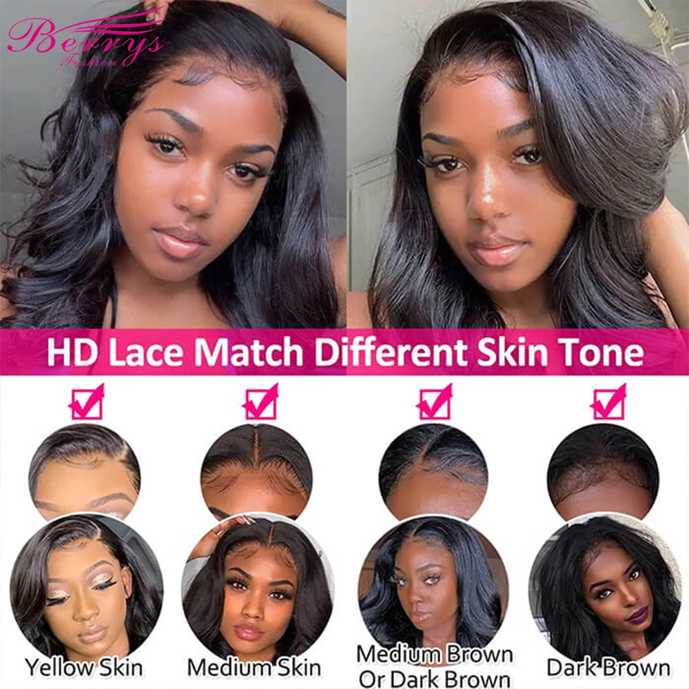 Human Hair Lace Frontal 13x6 HD Body Wave Remy Invisible 13x4 & 13x6 Lace Pre Pluck Hairline human hair lace product human hair frontal