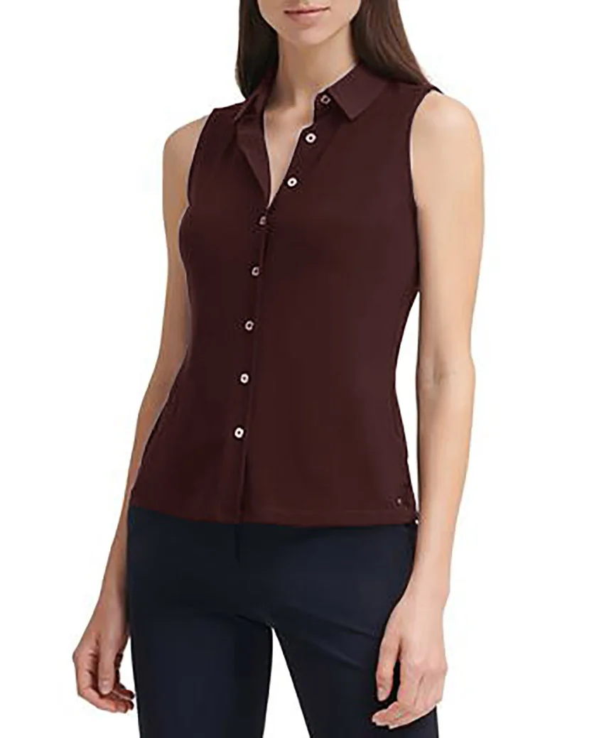 Sleeveless Jacket Slim Fit Women's Vest Lapel Single Breasted Casual Workwear Lady Coats 	 Chaleco Mujer