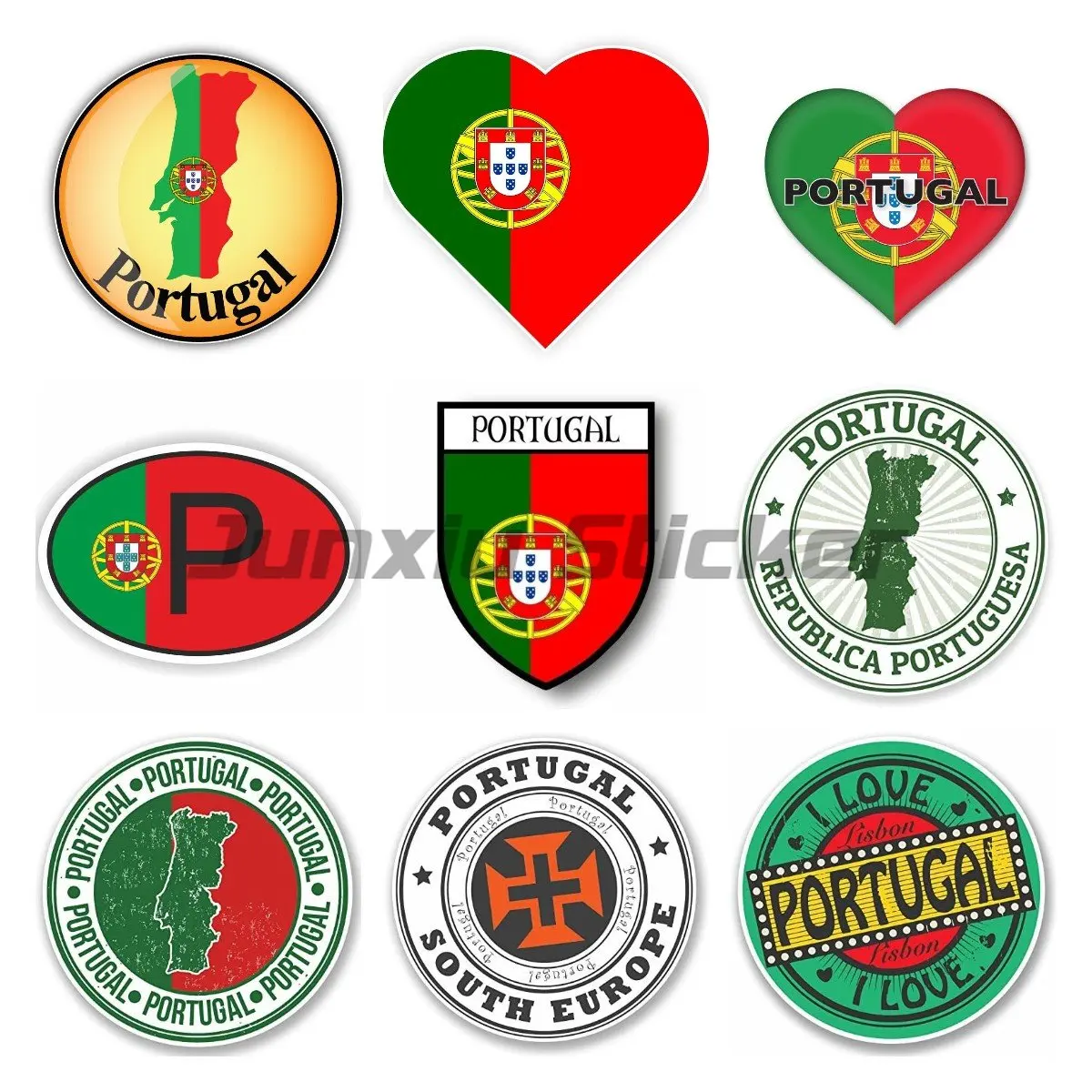 

P PT наклейка с португальским флагом автомобильные аксессуары виниловая наклейка защита от царапин водонепроницаемый ПВХ
