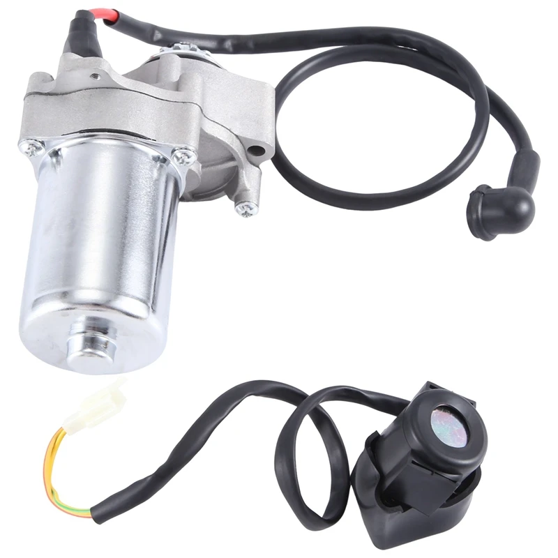 Motorino Di Avviamento E Relè Solenoide Per 50Cc 70 Cc 90Cc 100Cc 110Cc 125Cc Atv Dirt Bikes Go Kart Cinese Pit Bike Quad 4 Wh