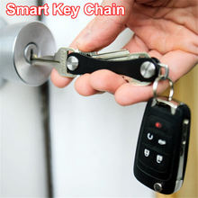 Smart Key Chain Metal Aluminum Key Box Compact Key Decorative Holder Clip Decorative Holder Clip Outdoor Mini Protable Keychain tanie i dobre opinie Części do narzędzi ręcznych CN (pochodzenie) as shown Stop aluminium i miedzi do majsterkowania w domu Mini Keychain