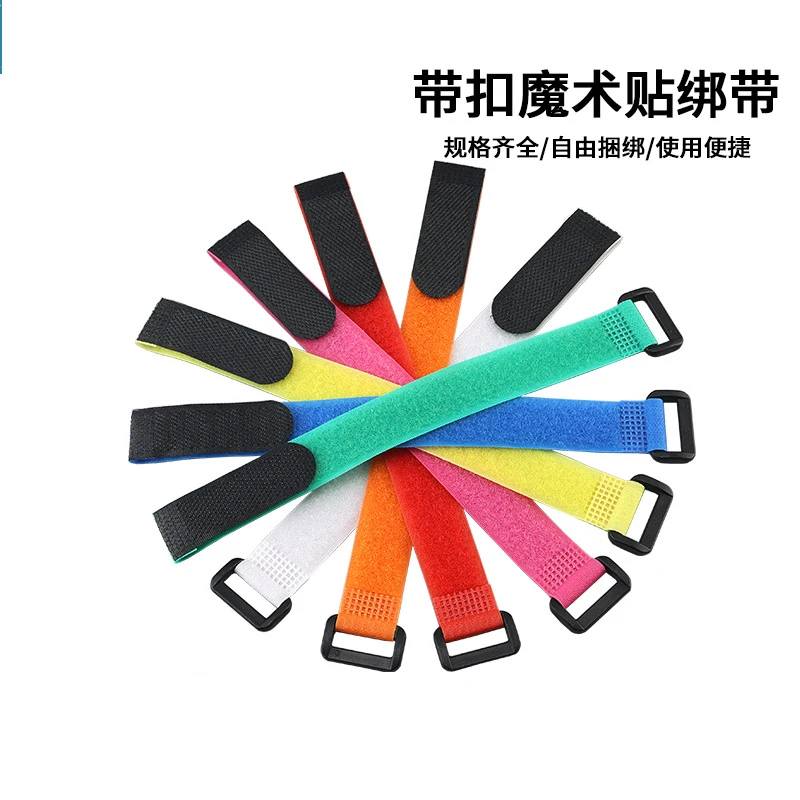 10pcs Fishing Pole Strapping Wrap Band  Fishing Rod Tie Elastic Pole Ties Belt Outdoor Fish Tackle