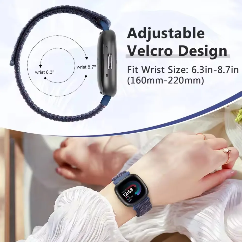 Breathable Nylon Smartwatch Wristband - Comfortable Strap Accessory