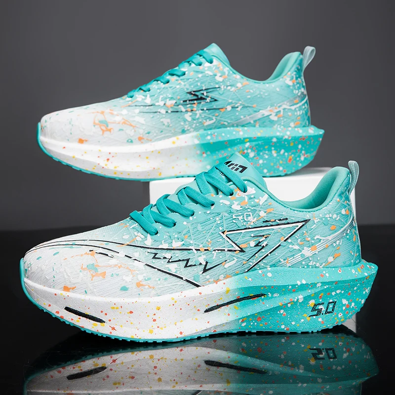 마라톤 러닝화 쿠션 특수 남성 스포츠 카본 보드 통기성 초경량 여성 편안한 운동화 안정성 스니커즈