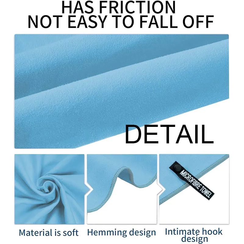 travel towel lightweight suitable for outdoor camping,hiking,backpacking,gym,quick drying towel,travel towel compact portable