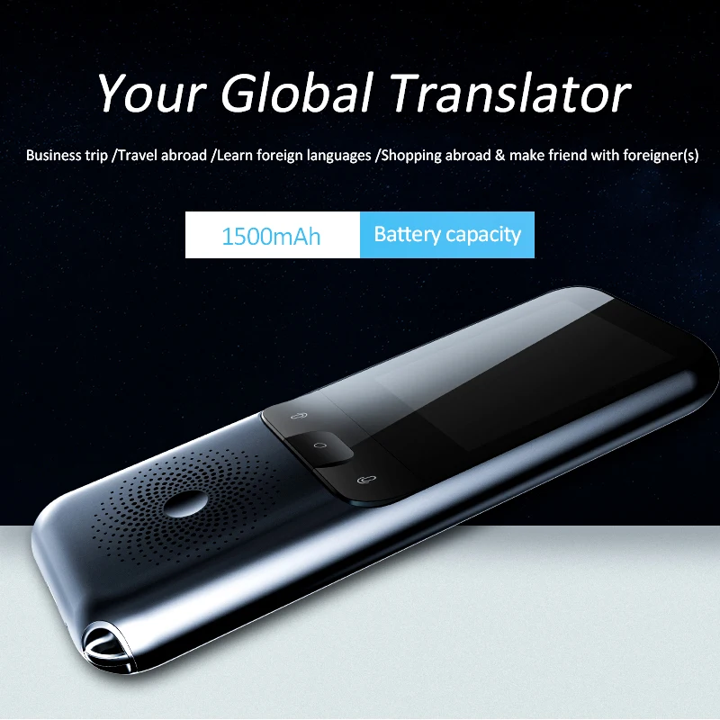Voice Translator Language Translator New T11 Portable Audio Translator 138 Language Smart Translator Offline In Real Time Smart Voice AI Voice Photo