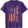 Trump 2024 T Shirt 45 47 President America Flag Graphic T Shirts Mens Clothing T-shirt Fashion Streetwear Casual Women Tops Tee 6