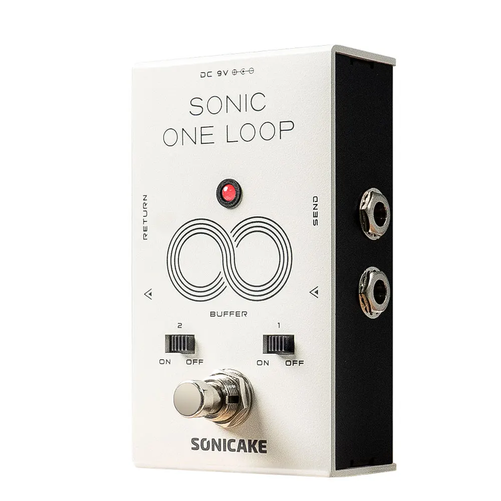 Sonic One Loop AB line selection Buffer Guitar Bass Effects Pedal Control System