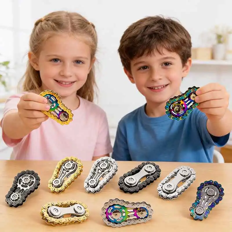 Enhanced Metal Fidget Spinner Toy for Stress Relief and Focus