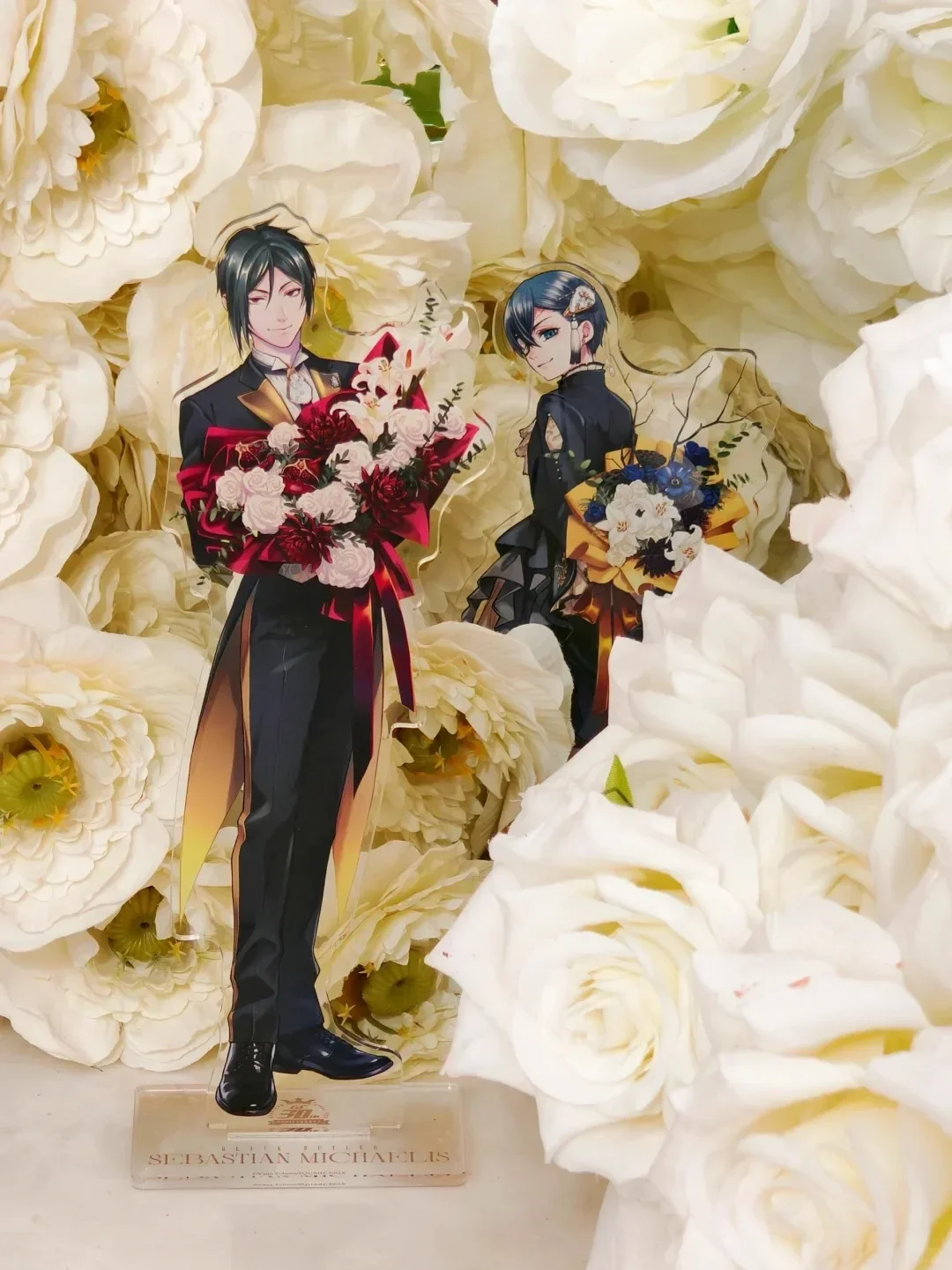 黒執事アニメグッズシエル・セバスチャン花束フラワーシリーズアクリル