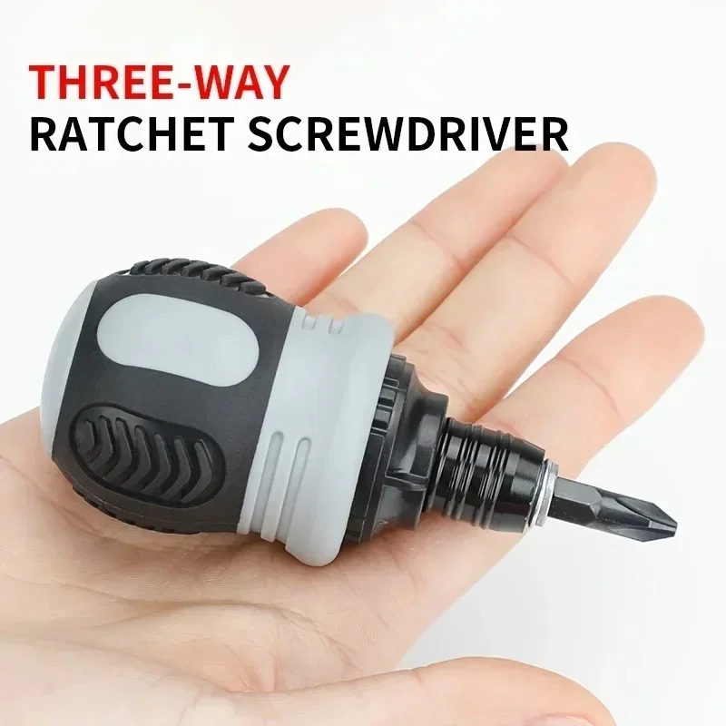Compact High-Hardness Ratchet Screwdriver Set - Labor-Saving & Multi-Functional