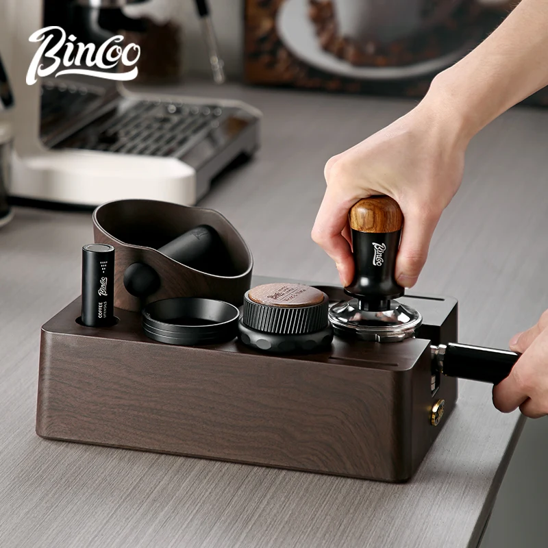 Bincoo Coffee Tamper Station - صندوق طحن قهوة متعد...