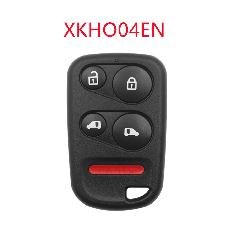 

10pcs/lot XKHO04EN Xhorse VVDI Wired Universal Remote Key For Honda Separate 5 BTN With Sliding Door Button English Version