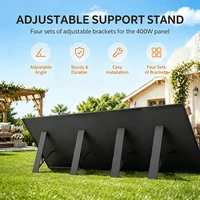 Kit de panneaux solaires portables 400W, chargeur solaire pliable et étanche pour le camping, les camping-cars et les stations d'alimentation hors réseau 4
