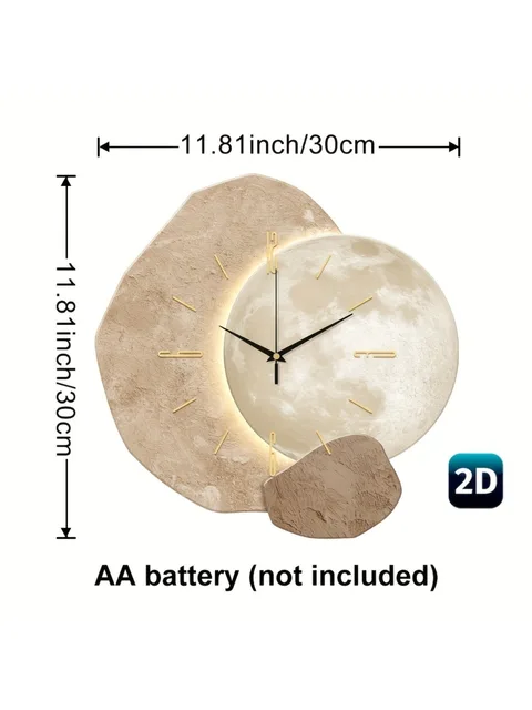 Moon Phase Wall Clock 4