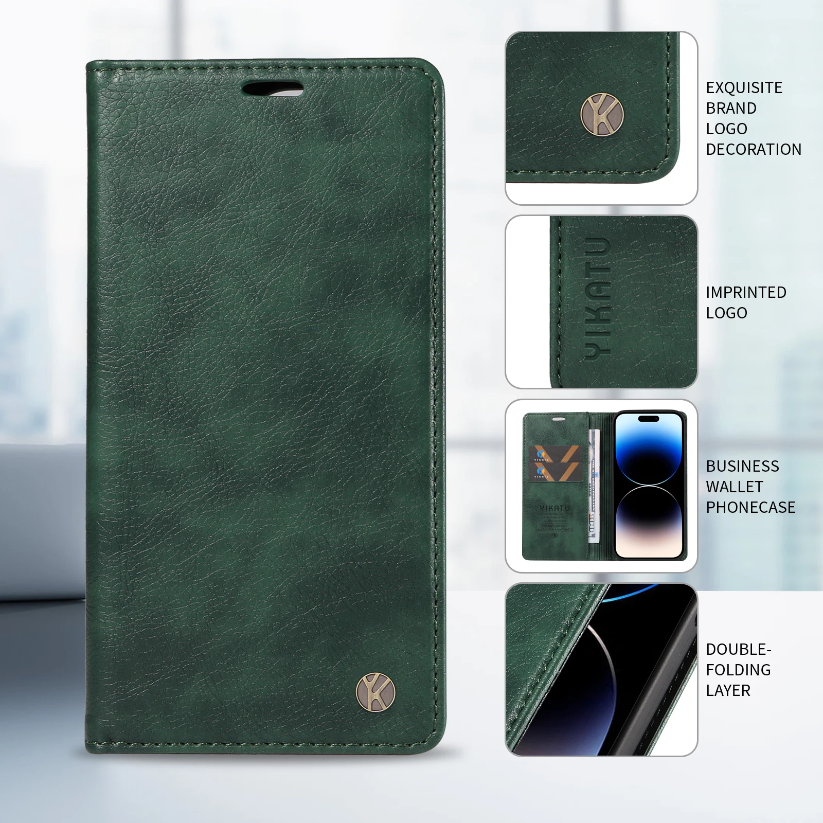 Premium Wallet Phone Case - Elegant and Functional Protective Cover