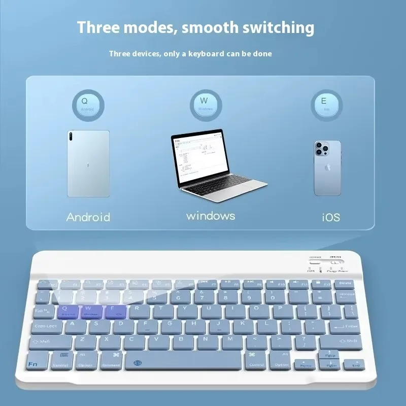 Universal 10 inch Bluetooth Keyboard for iPhone/Samsung/Xiaomi/Huawei Phone Wireless Keyboards Universal for Tablet Laptop