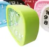 Bright-colored  Practical Bedside Non-ticking Alarm Clock Korean Style Desk Clock Battery Operated   Household Supplies 3