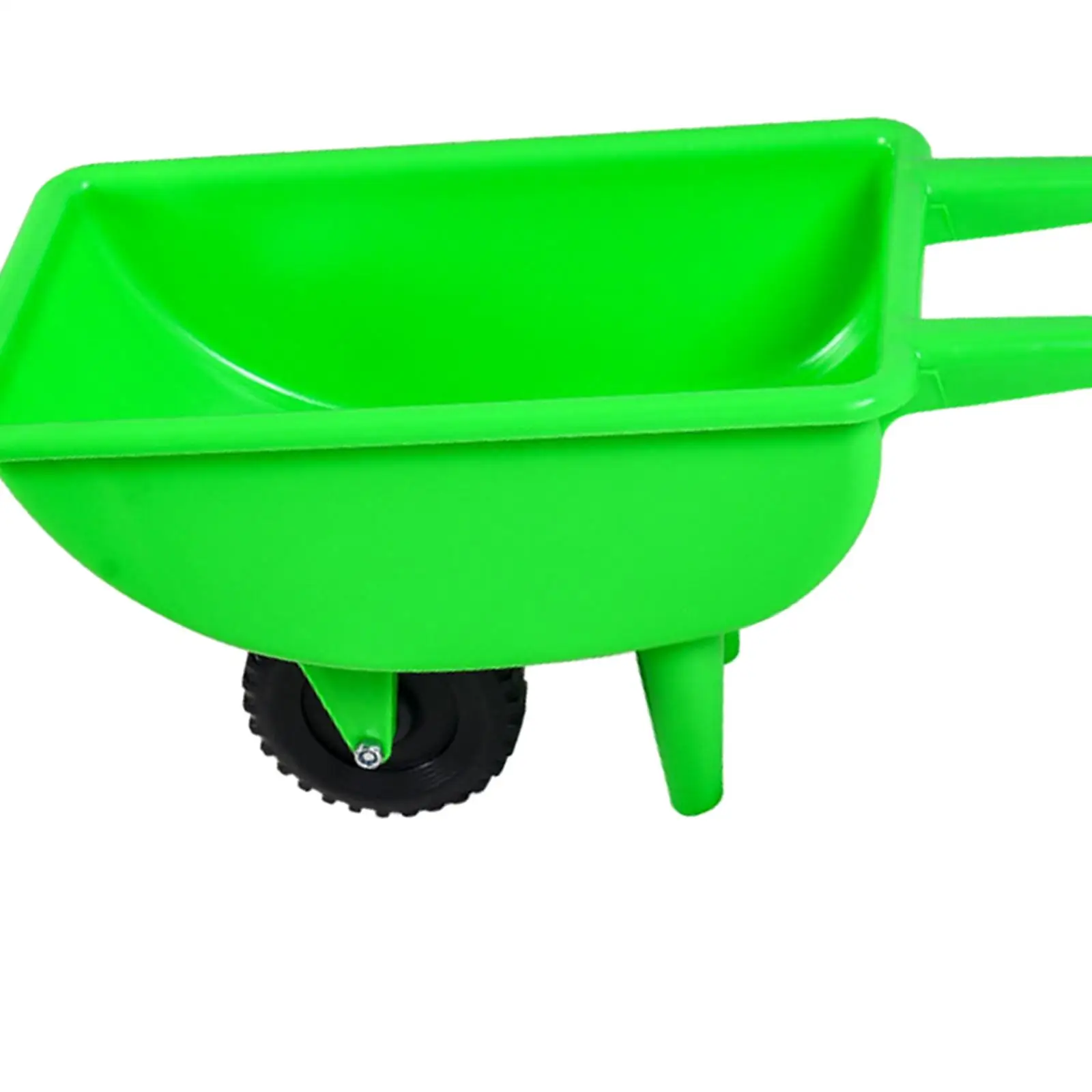 Sand Toy Wheelbarrow with Single Wheel Gardening Yard Lightweight Gardening Toy 5