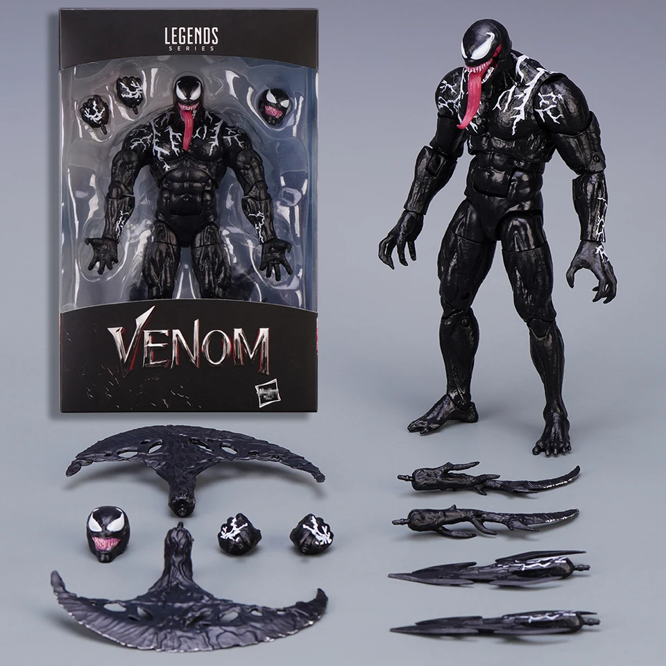 Venom legends Action Figure Joint Movable Toys Change Face