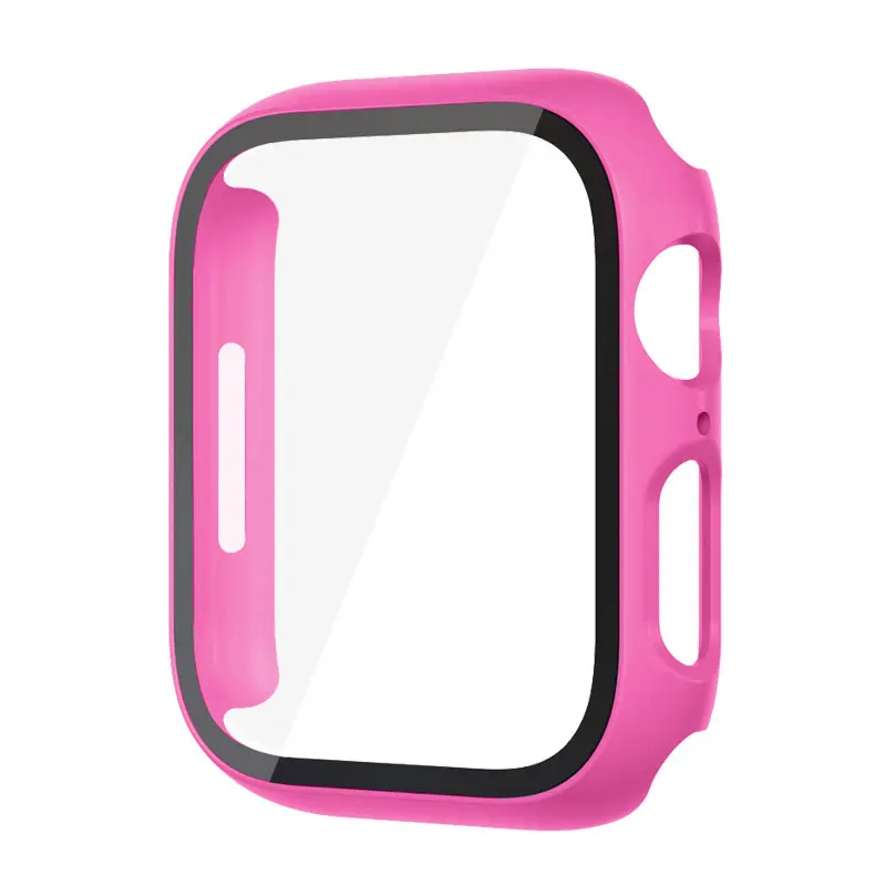 Durable Glass Case for Apple Watch - PC Screen Protector Cover and Accessories