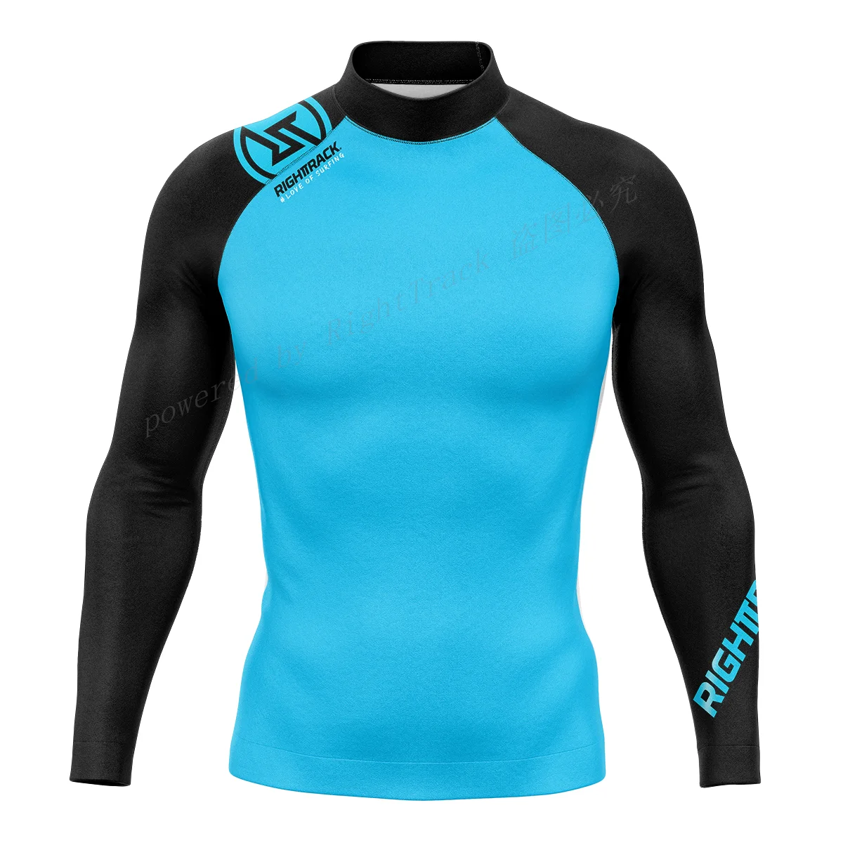 Men Long Sleeve Shirt Rashguard UV Protection Swimwear UPF Diving Suit