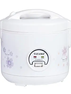 Tayama Stainless Steel Rice Cooker & Food Steamer 10 Cup 