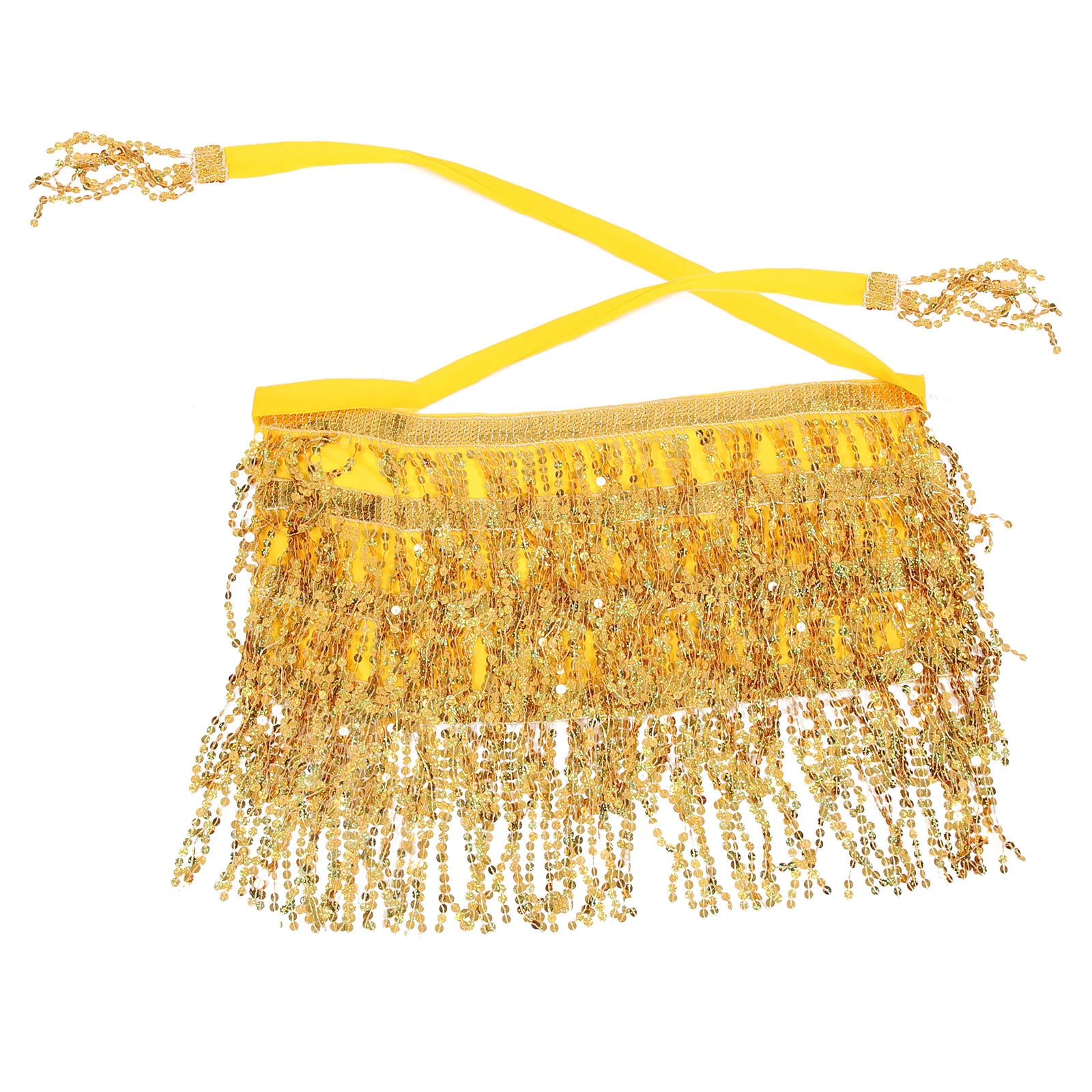

Sequin Skirt Waist Chain Scarves for Women Dressy Hip Scarf Belt