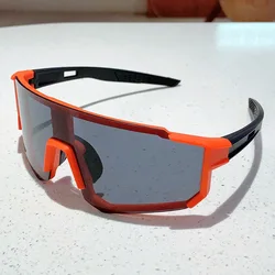 Luxury Vintage Designer Outdoor Sport Sunglasses - Unisex Windproof Punk Shades (Red Black)