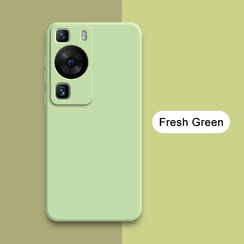 Premium Square Liquid Silicone Protective Phone Case - Soft 360° Fashion Mobile Cover