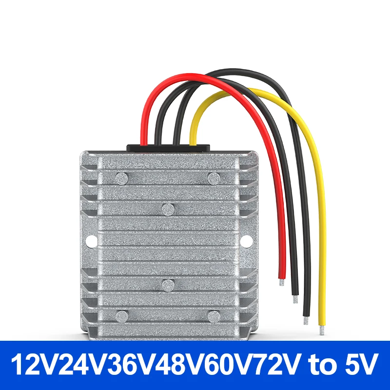 

24V36V48V60V to 5V DC power supply 72V to 5V converter 10-90V to 5V on-board voltage stabilizing DC-DC voltage reduction module