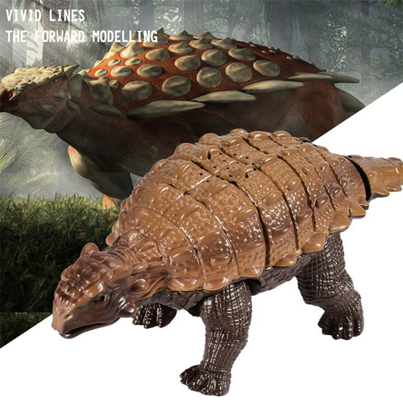 RC Dinosaur Simulation Remote Control Ankylosaurus Creative Novelty Puzzle Model Toys for Boys Halloween Christmas Kids Gifts remote control dinosaur toys