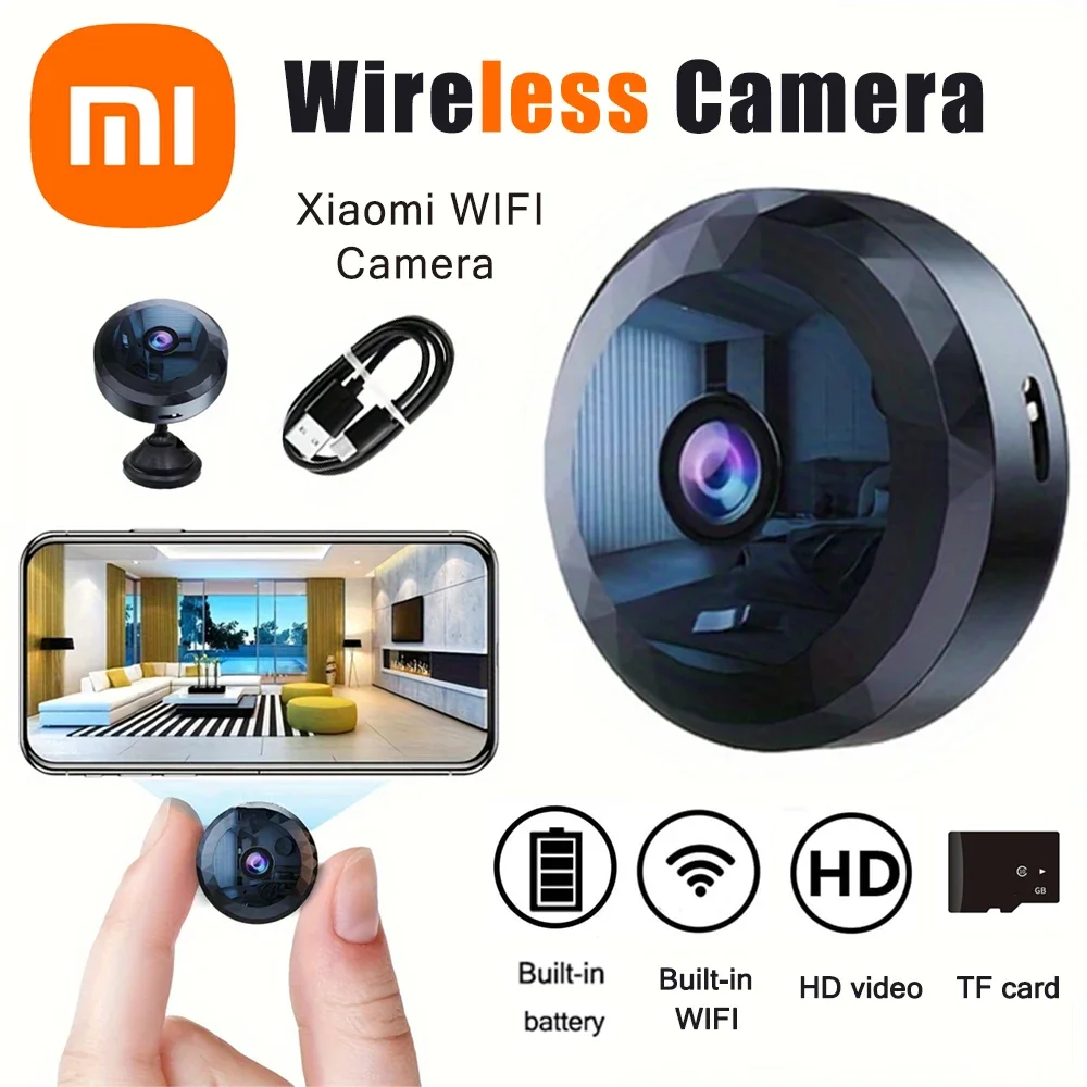 Xiaomi-Wireless-Mini-WiFi-Security-Camera-1080P-HD-Durable-Home ...